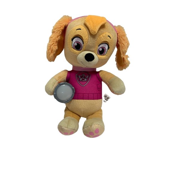 Nickelodeon Paw Patrol Skye Plush Stuffed Animal Toy Flashlight Spinmaster 13 in - Picture 5 of 5